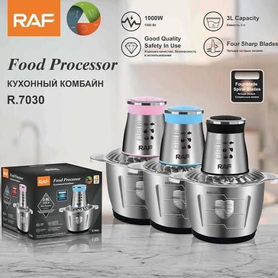 ZS - RAF 3L SS Electric Meat Grinder / Food Processor
