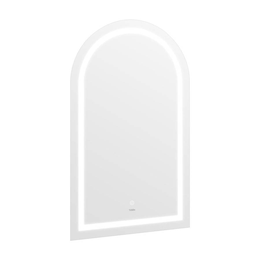 ZS - Frameless Arched Bathroom Mirror 110 x 70 cm with LED lighting