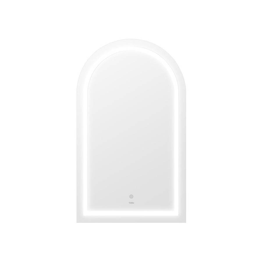 ZS - Frameless Arched Bathroom Mirror 110 x 70 cm with LED lighting