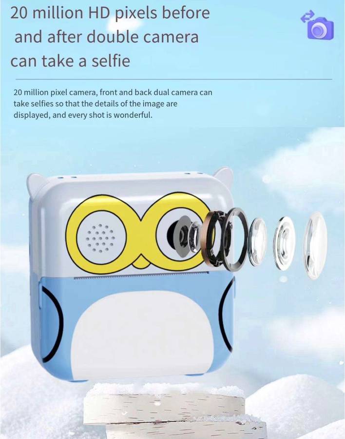 ZS - Instant Printer Camera - Blue