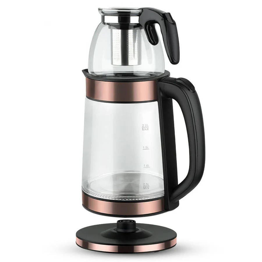 ZS - RAF Electric Kettle with Turkish teapot 0.5L+2.2L