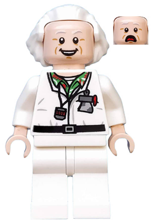 LEGO® Minifigure - Dimensions : Back to the Future - Doc Brown - Long Hair - dim015