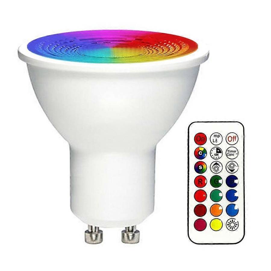 Remote Control Colorful Lamp GU10 RGB