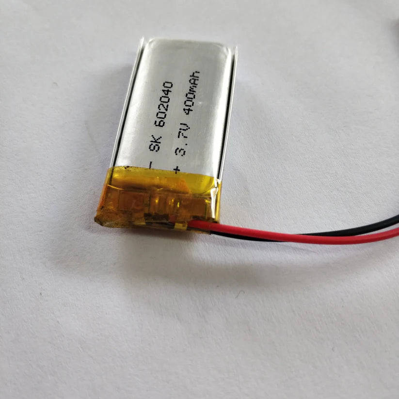 3.7V 400mAh Re-chargeable Li-ion Battery