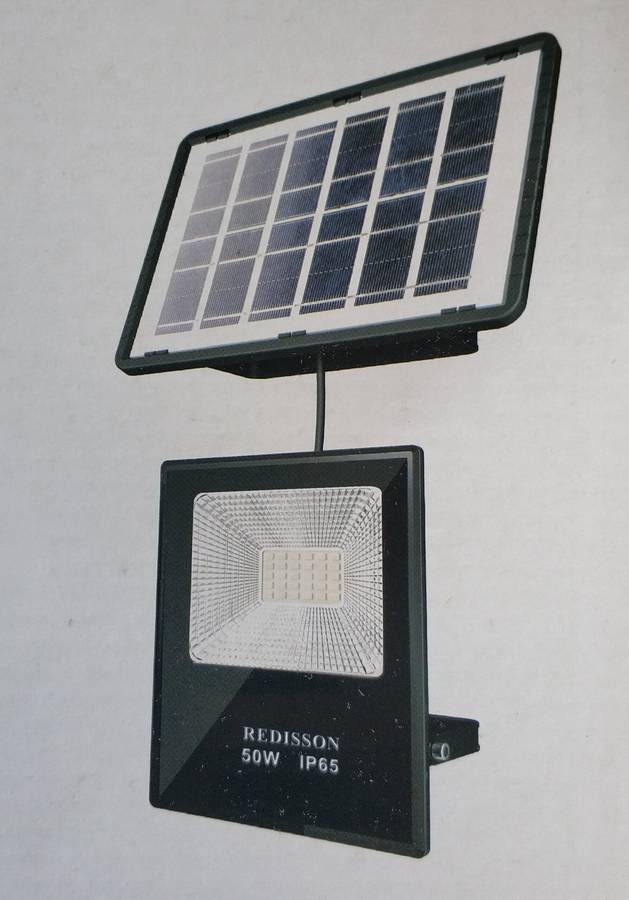 Redisson 50Watt SOLAR Outdoor LED Flood Light  Powerful and Energy-Efficient Lighting for Outd...