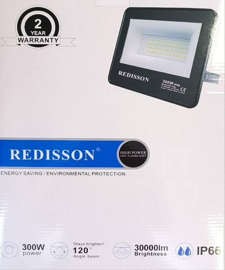 Redisson 300Watt 220v AC Outdoor LED Flood Light - High-Performance Illumination for Outdoor Spaces