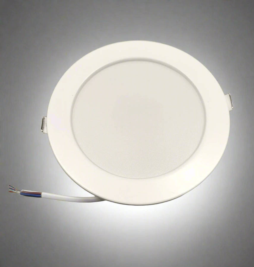 REDISSON 12Watt 250v AC 6500K Cool White LED Flush Mount Downlight