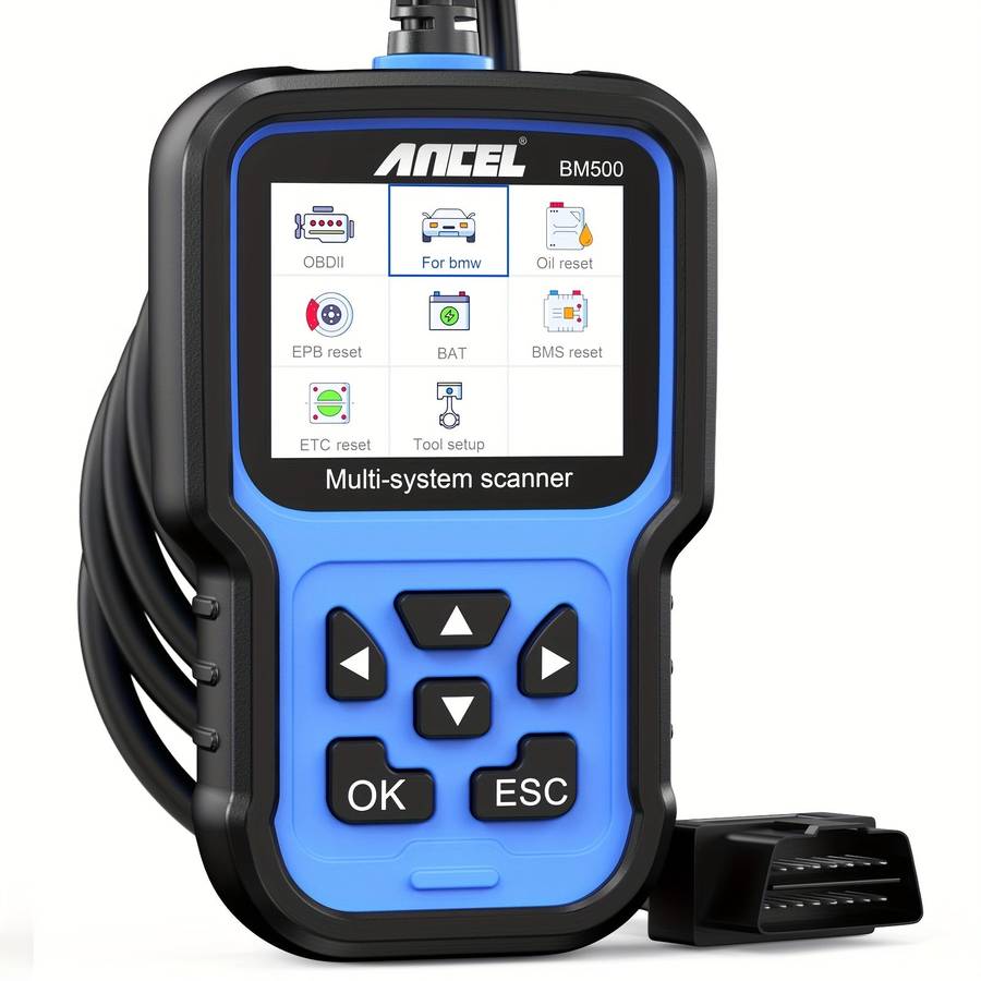 ANCEL BM500 OBD2 Scanner for BMW Mini - All System Car Diagnostic Tool