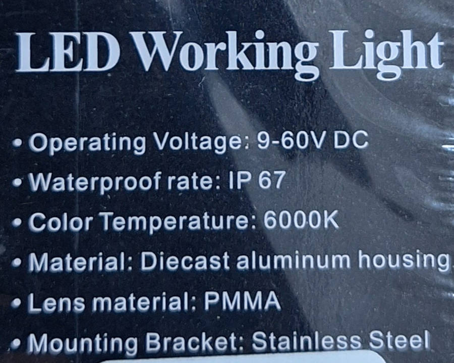 High-Performance 27W LED Work Light for Vehicles  Durable, Bright, and Energy-Efficient Lighti...