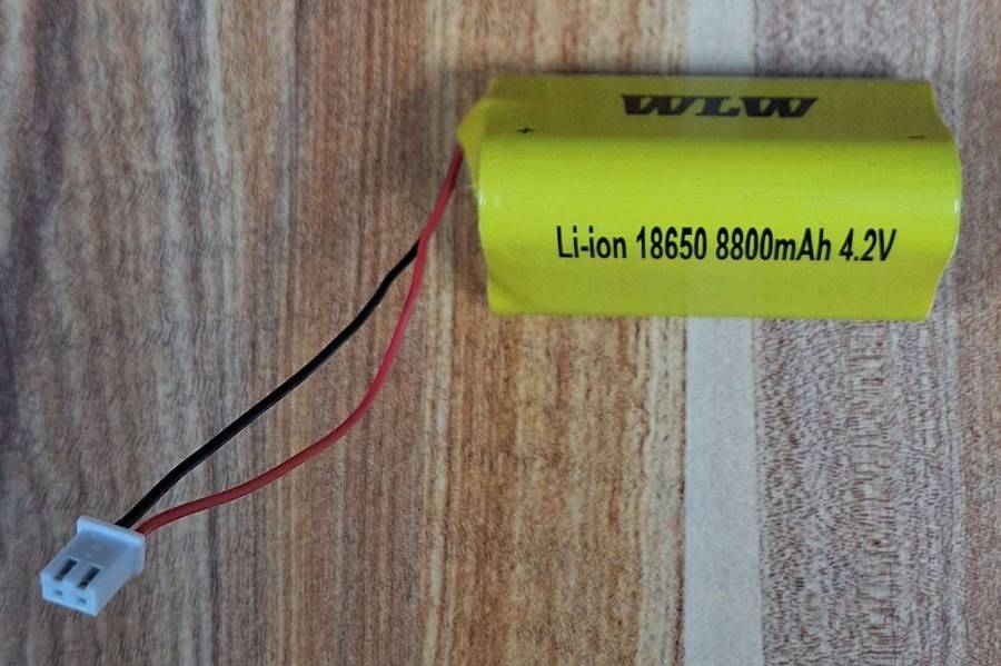 WLW Li-ion 18650 8800mAh 4.2V battery pack With 2 Pin Connector - 3S