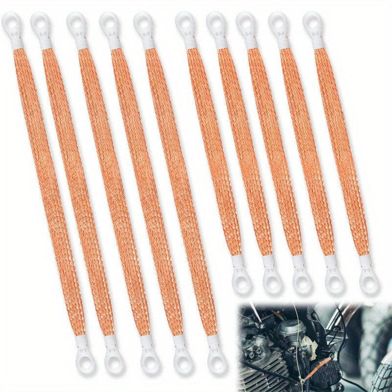 50pcs GM Grounding Wire, Engine Grounding Strap Kit with Braided Grounding Wire