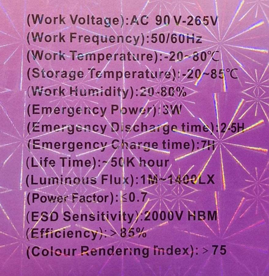 Dr. Light 18W LED Rechargeable Bulb B22