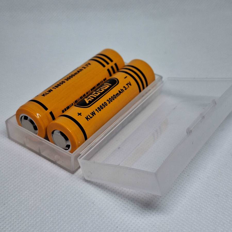 BULK SALE 50 Sets Andowl KLW18650 3000mah 3.7v Lithium Battery Set