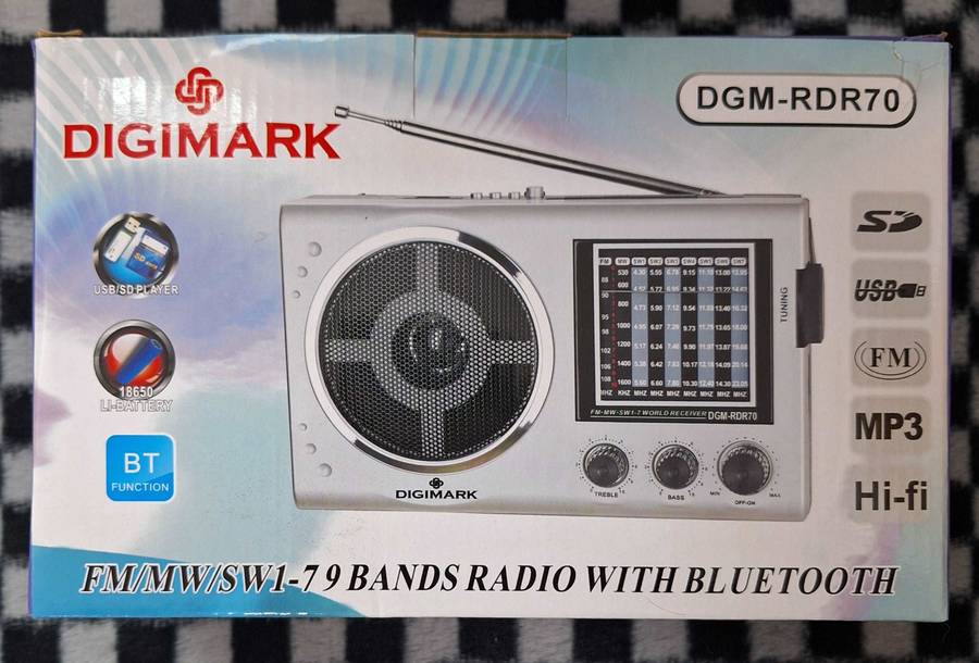 Digimark Multifunctional  Battery Operated Bluetooth Radio
