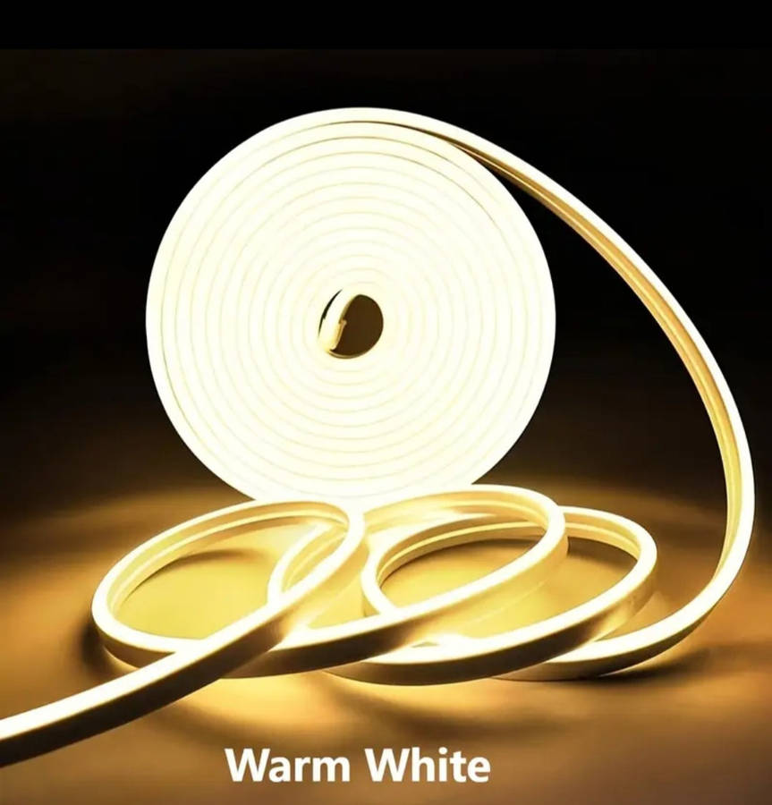 LED Neon Flex 12v 5m - Warm White