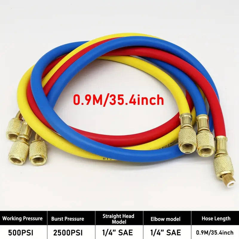 1 Set AC Refrigerant Gauge Set for R134a, R12, R22, R502