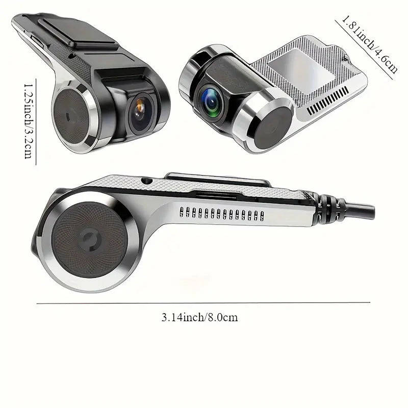 720P HD On-Dash Car DVR Camera for Car Android Radio
