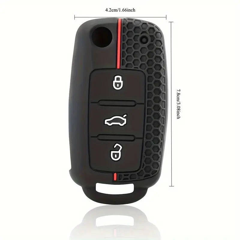 Silicone Car Key Case Key Cover For VW Vehicles