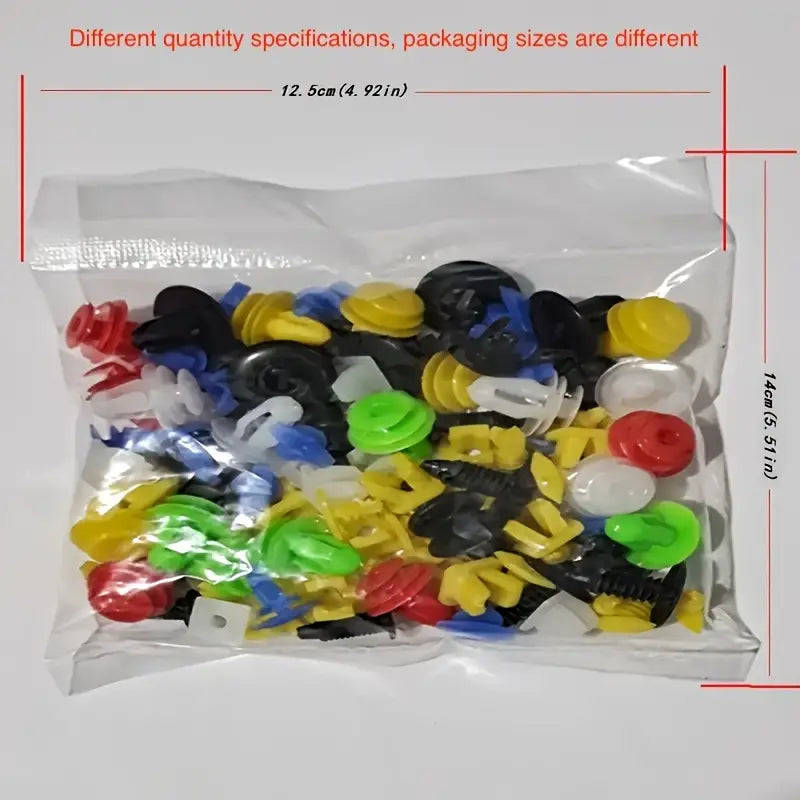 100pcs Durable Auto Fastener Set