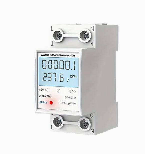 220V AC 5-60Amp Single-Phase Mini Electricity Meter