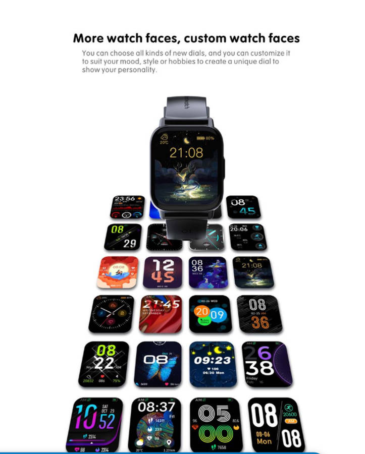 ASC QS16 Smart Watch Pro with Body Temperature, HR and BP