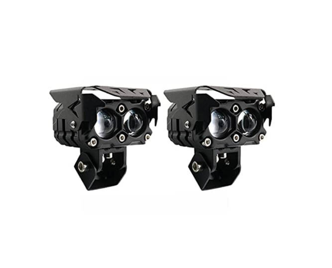 Motorcycle LED Spotlight Dual Lense Set