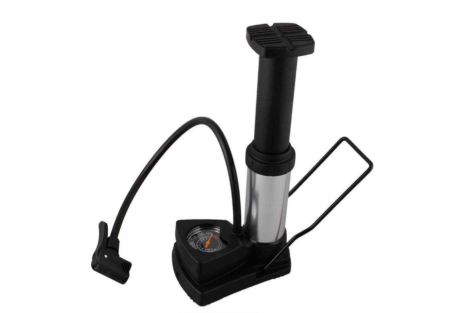 Mini Foot Pump Tire Inflator With Pressure Gauge