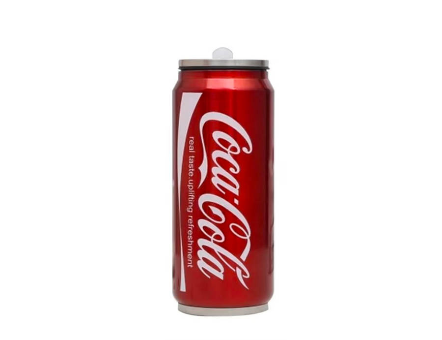 Stainless Steel Coca Cola Straw Water Bottle