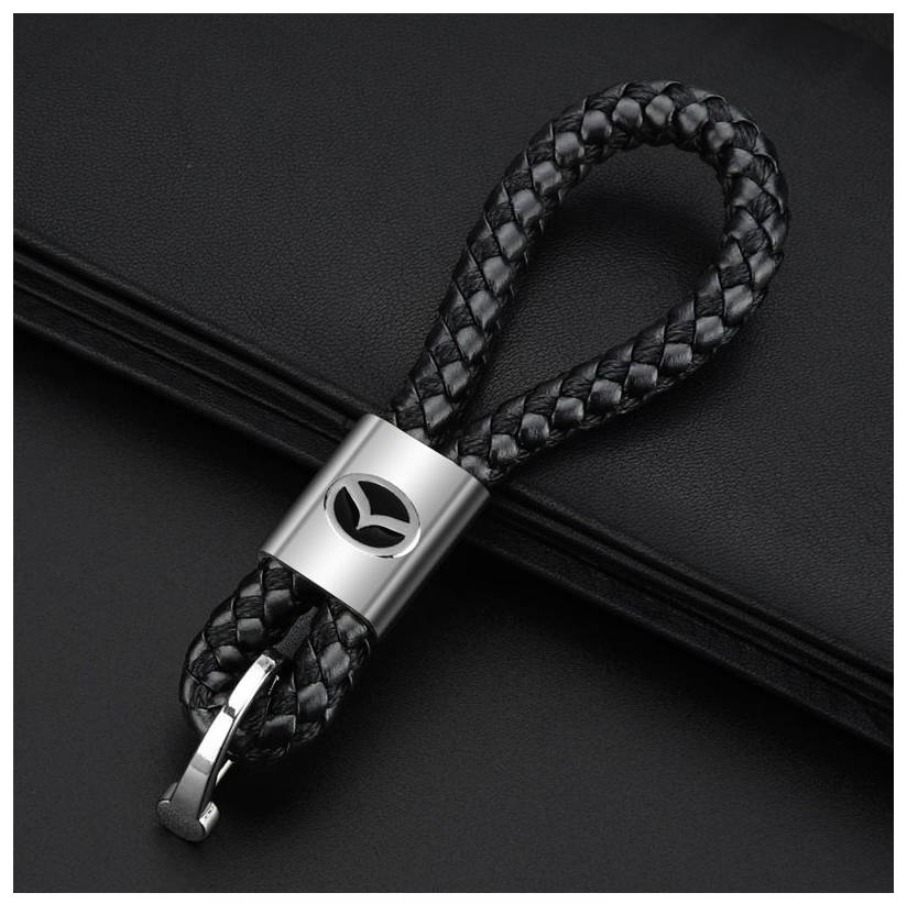 Mazda Braided Rope Key Ring Holder