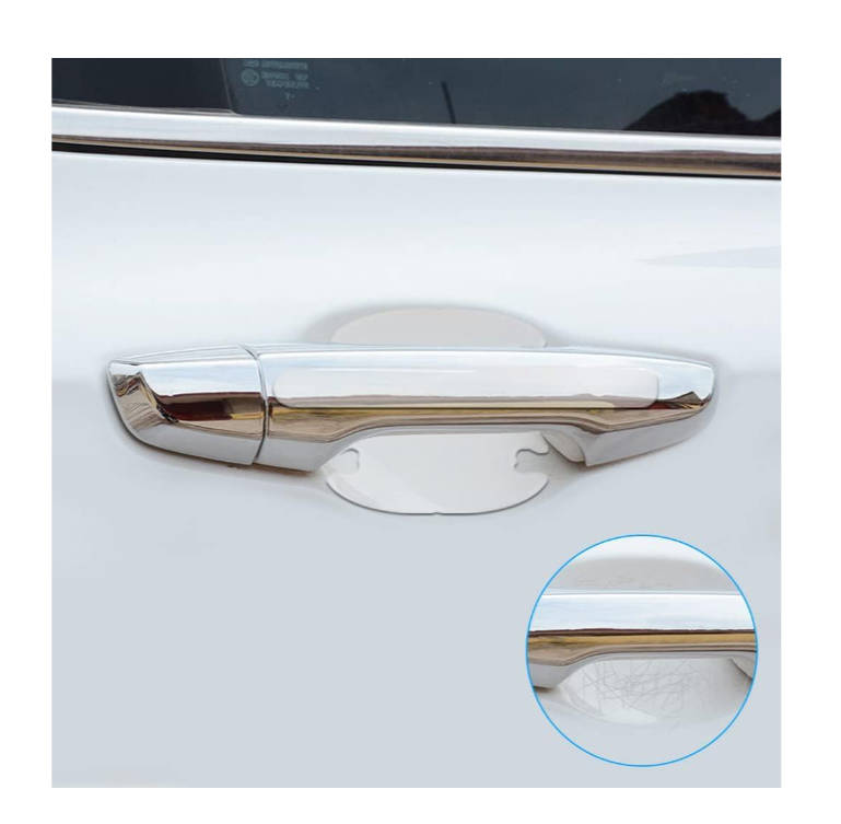 Carbon Fiber Door Handle Scratch Protector 4 Pcs