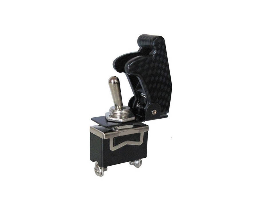 Switch Black Toggle Illuminating LED Tip Racing