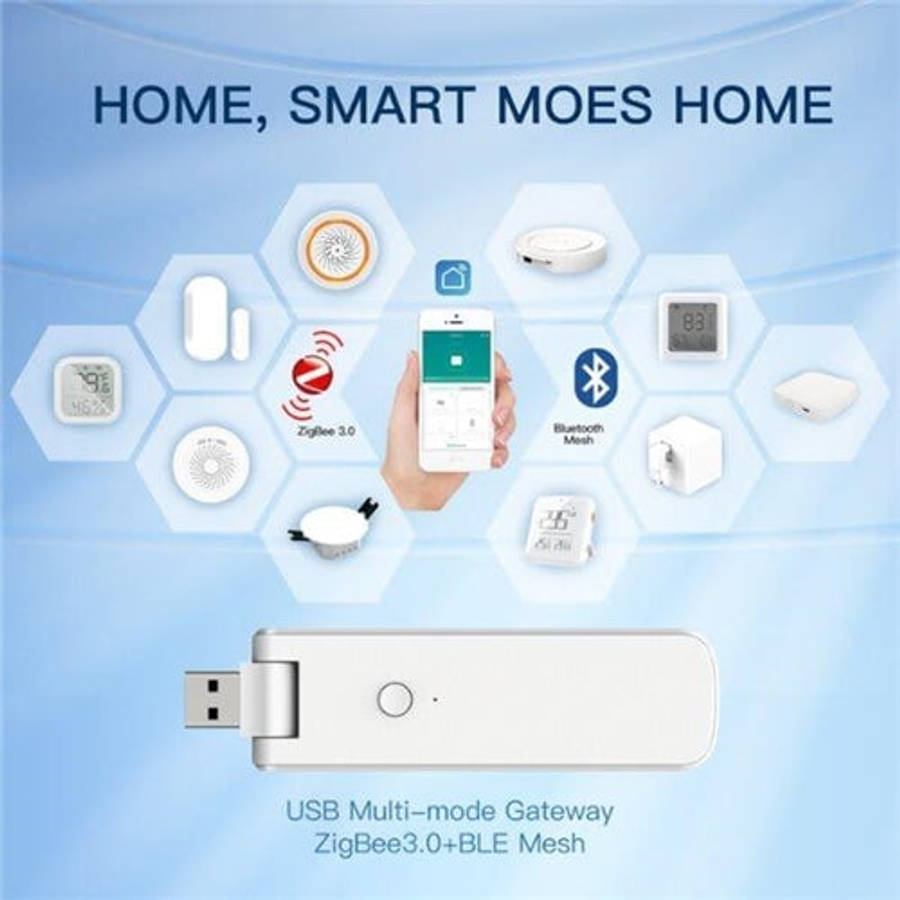 Tuya Smart USB Multi-Mode Gateway  WiFi Hub with Zigbee 3.0 & Bluetooth 5.0
