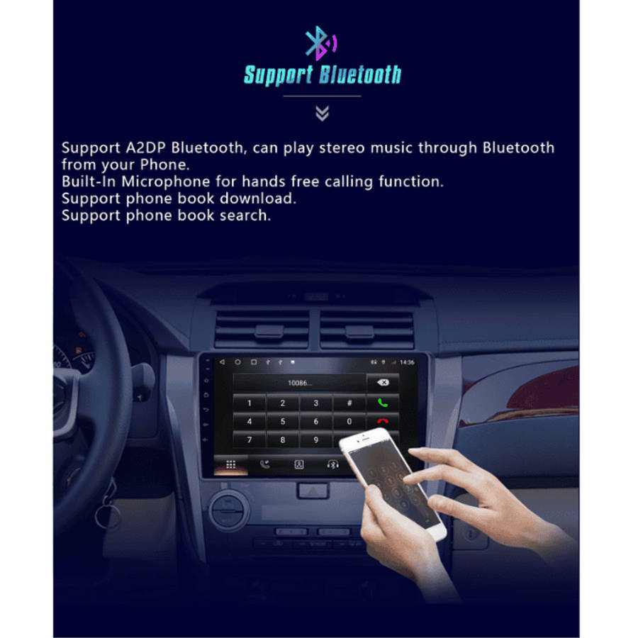 10.1-inch Android 14 GPS Head Unit with CarPlay Support for Hyundai Staria H1 (2021-2024