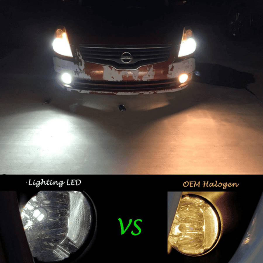 PSX24W LED Spot Light Bulbs - Set of 2 - Yellow