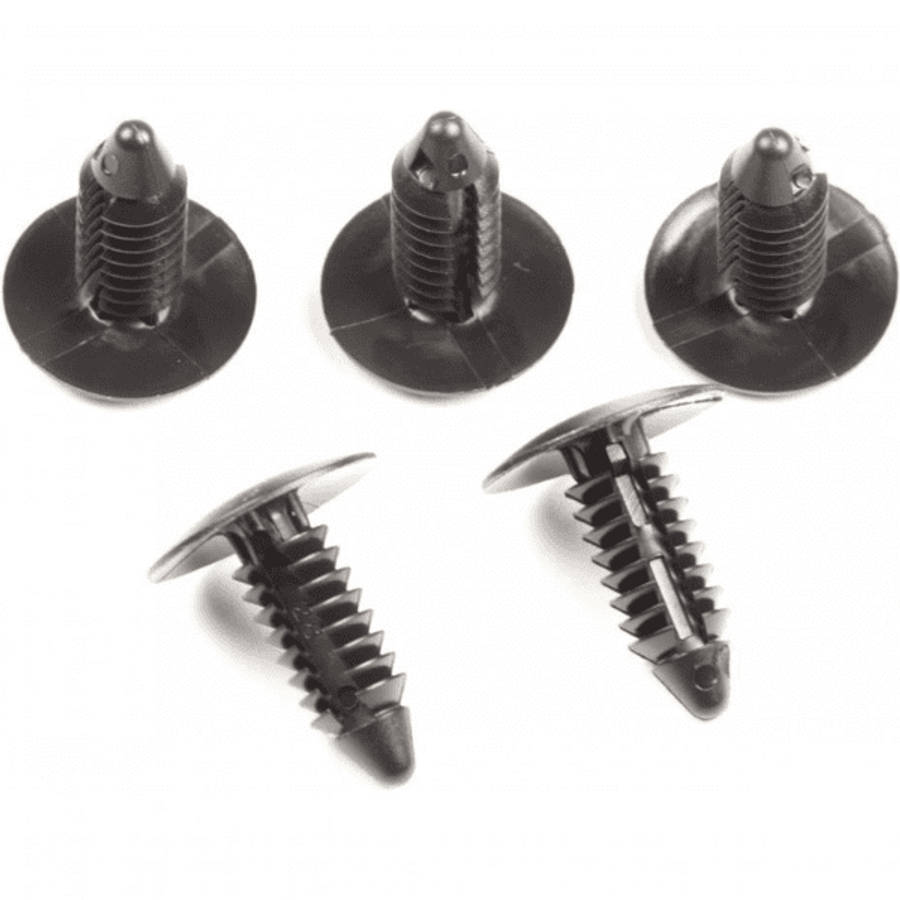 Plastic Push Rivets - 20mm set of 5