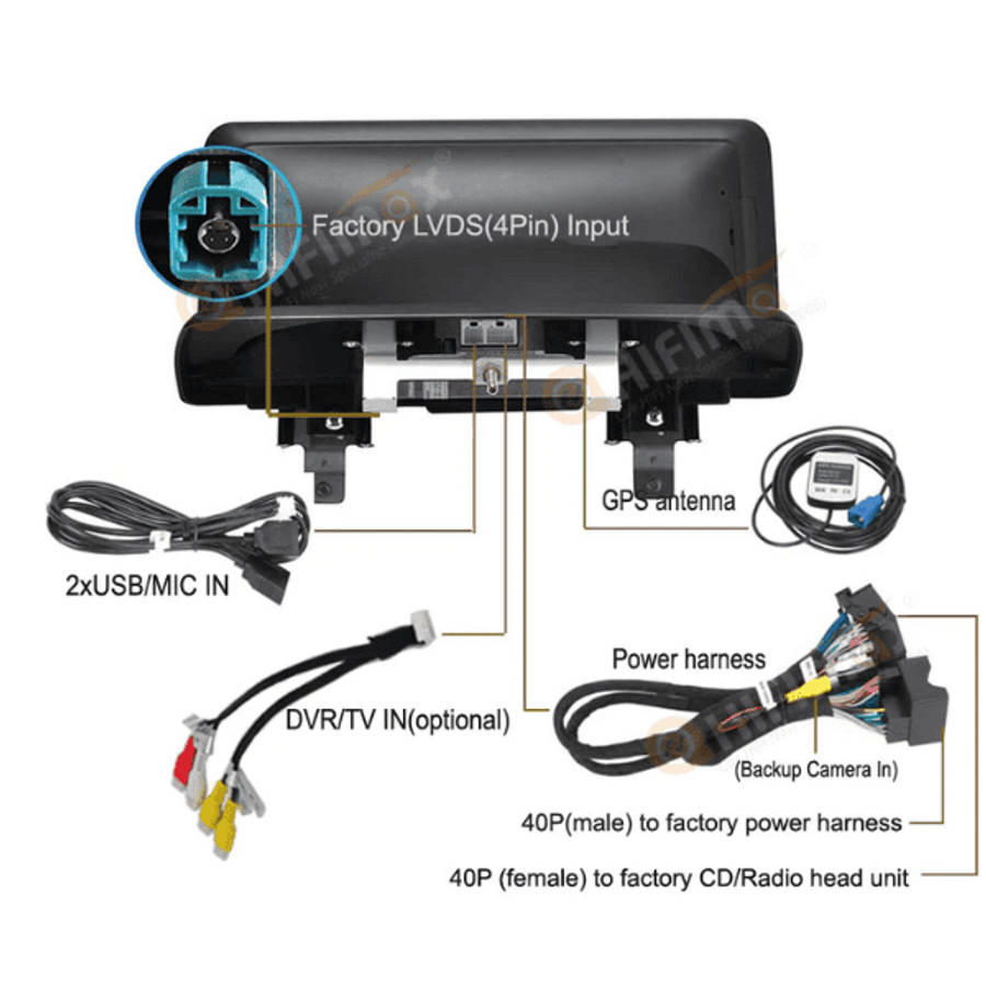 10.25'' BMW 1 series E87 Android 13 Navigation GPS for BMW E81 E82 E87 E88 (CIC)