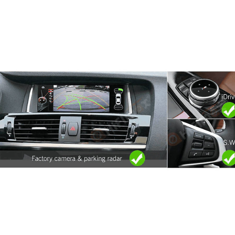 BMW F25 X3 10.25" 14-16 NBT XRC Android Navigation with Apple CarPlay and Android Auto 2GB 32GB