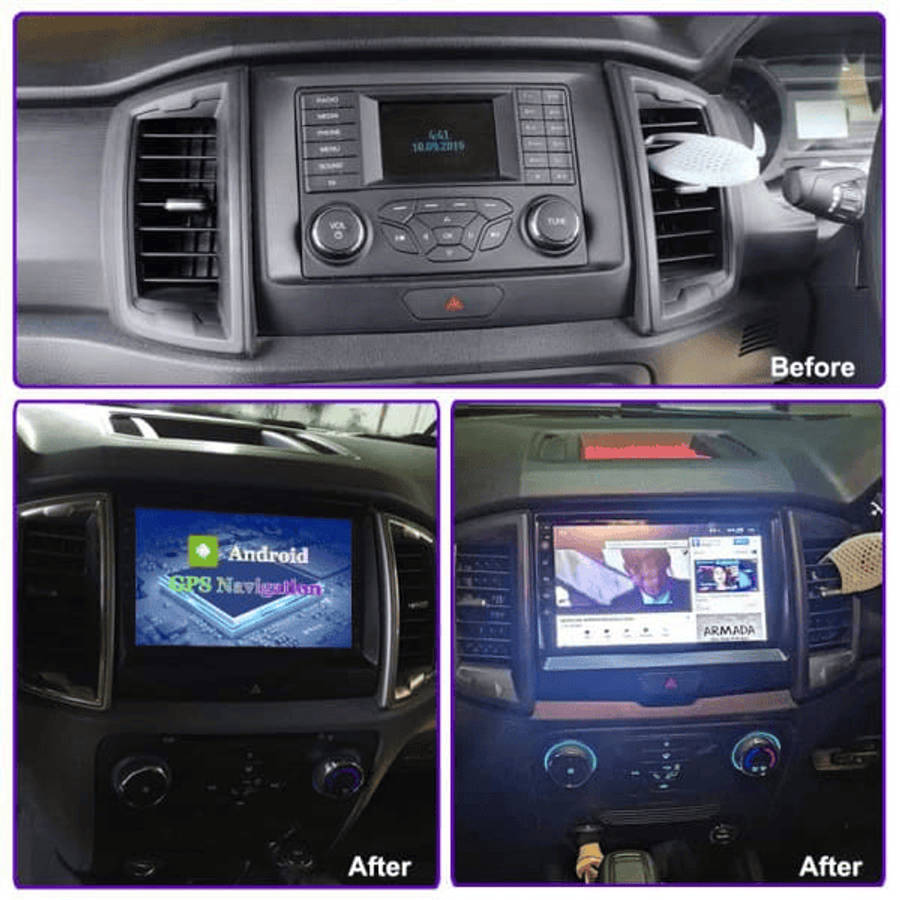 Ford Ranger Everest T7  (2016-2019) 9" Full Touch GPS Android Navigation CARPLAY Android auto