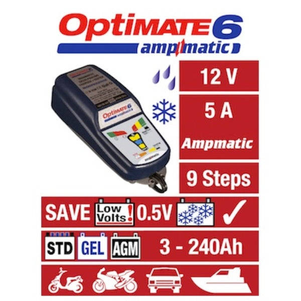 OPTIMATE 6 - TM180 (Pti-006 Ampmatic 12v)