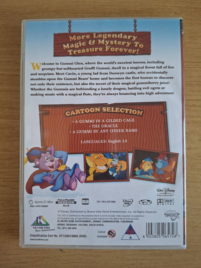 Adventures of the Gummi Bears  Volume Two (Second Hand DVD)