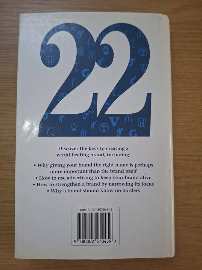 The 22 Immutable Laws of Branding  Al Ries & Laura Ries (Second Hand Book)