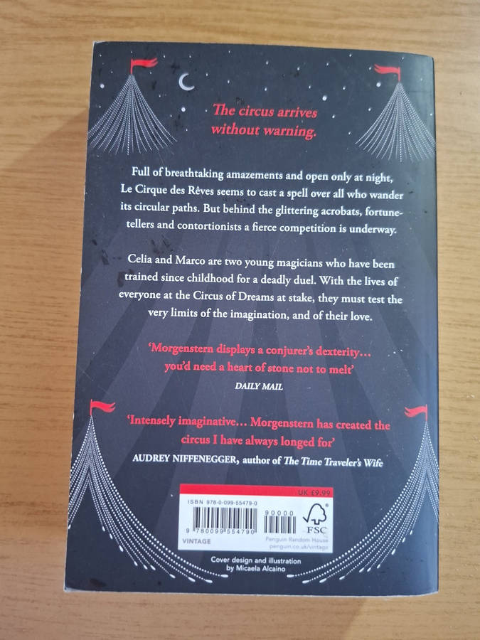 The Night Circus  Erin Morgenstern (Second Hand Book)