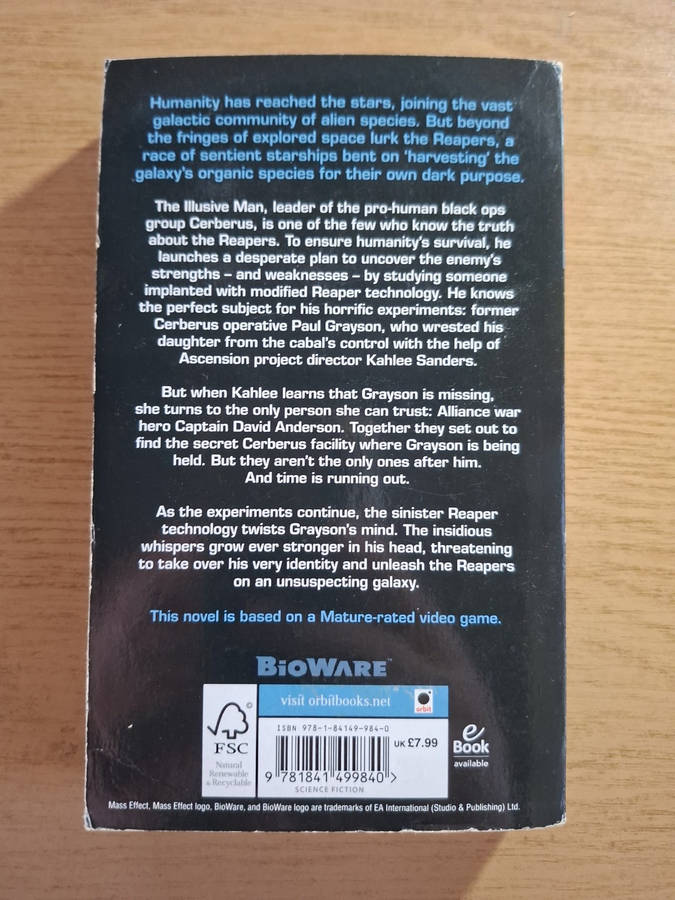 Mass Effect: Retribution  Drew Karpyshyn (Second Hand Book)