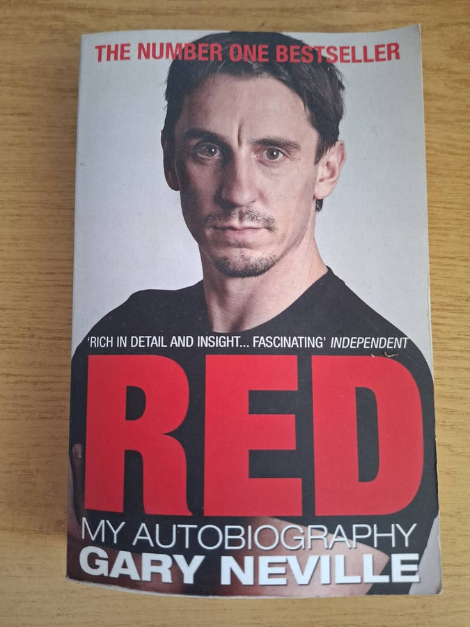 Red: My Autobiography  Gary Neville (Second Hand Book)