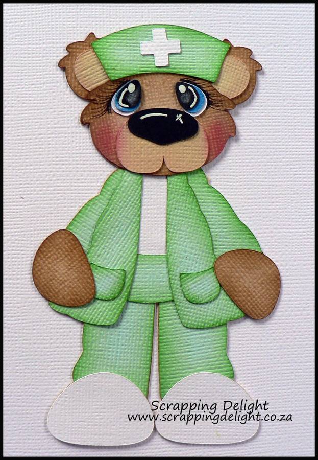 Nurse Bear Green