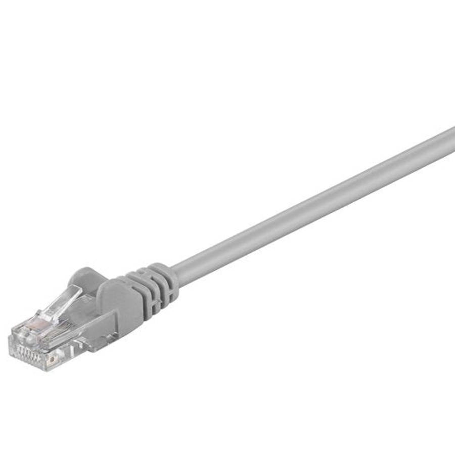 Goobay CAT 5e U/UTP 2m Patch Cable - Grey