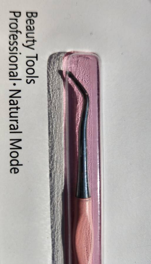 Miss Smoo Steel Cuticle Trimmer & Pusher 2-in-1 - Pink