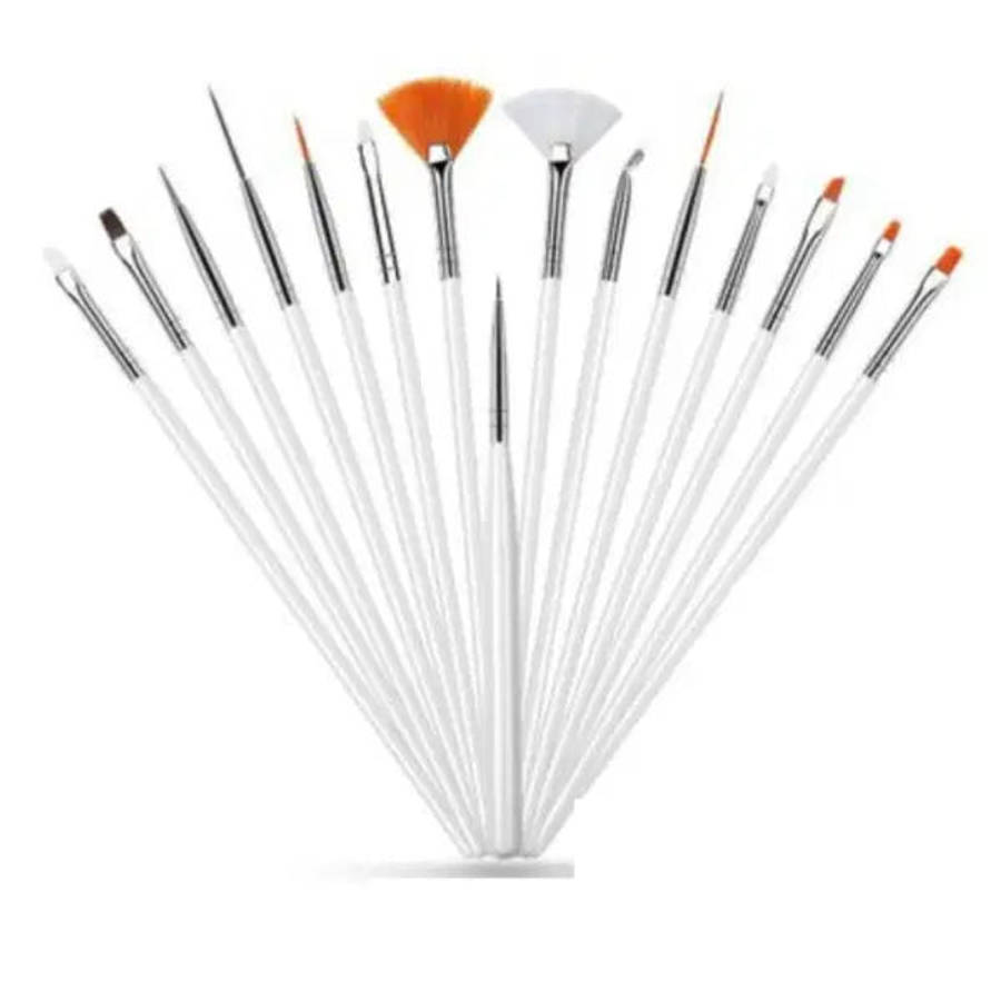 Nail Gel Art Brush Set 15Pcs (Bag)