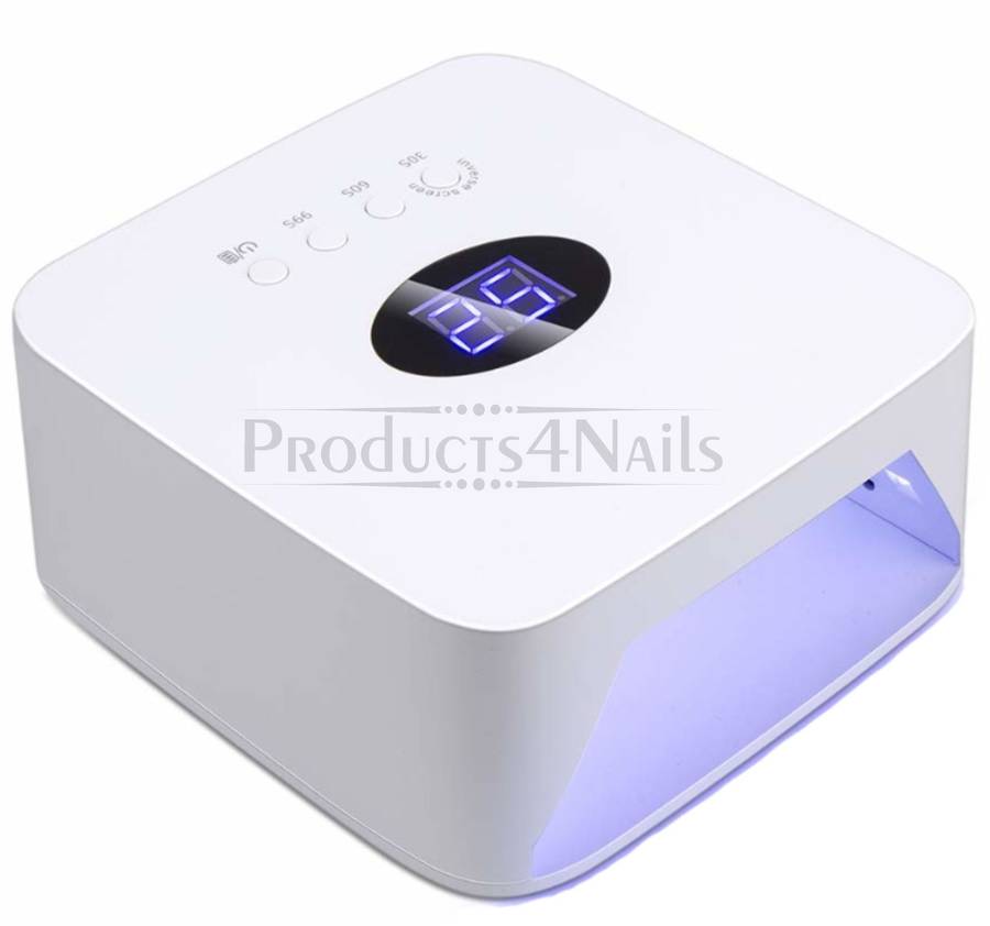 SUN S50 Cordless 54W UV.LED UV Nail Lamp - 2-in-1 with 9600mAh USB Cordless UV Nail Curling Dryer...