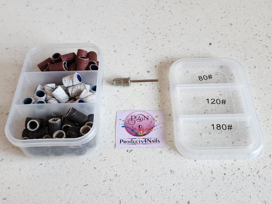 Sanding Caps 75 Pieces Small in #80 / #120 / #180 Professional